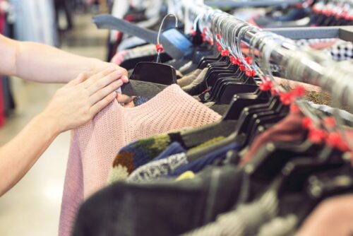 combing through racks