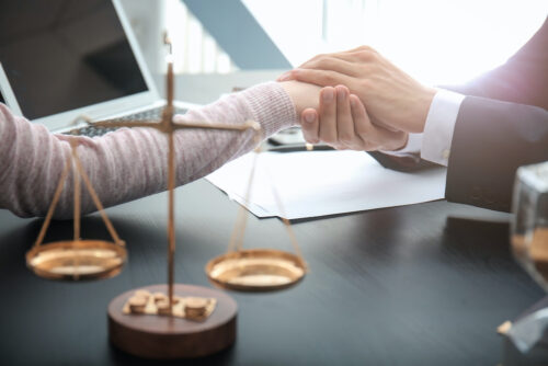 attorney client handshake