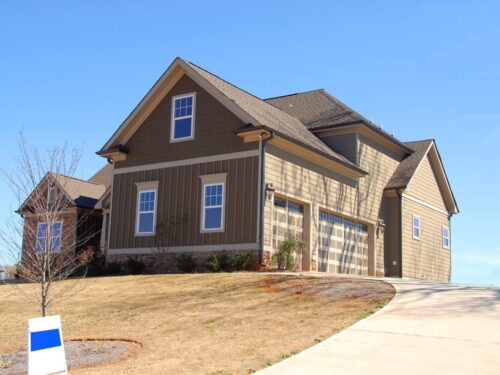 suburban house exterior
